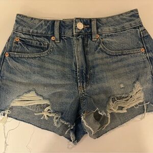 Denim Distressed Women Shorts